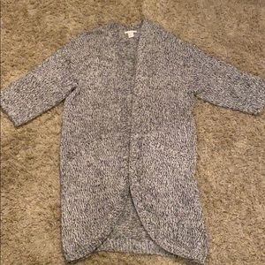 H&M oversized B&W cardigan, size S